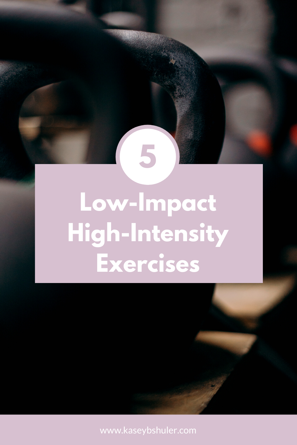 5 High Intensity Moves for a Low Impact Workout Kasey Shuler